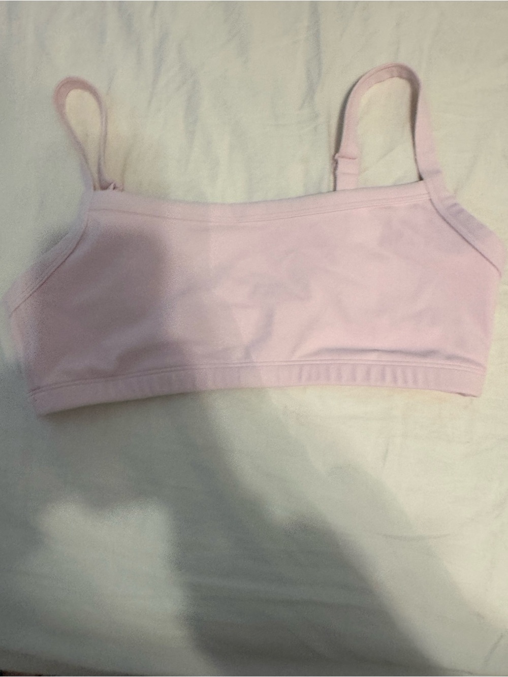 Aritzia pink sports bra
